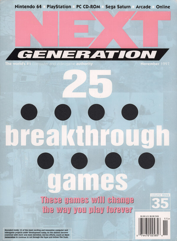 Next Generation Issue 35 (November 1997) cover